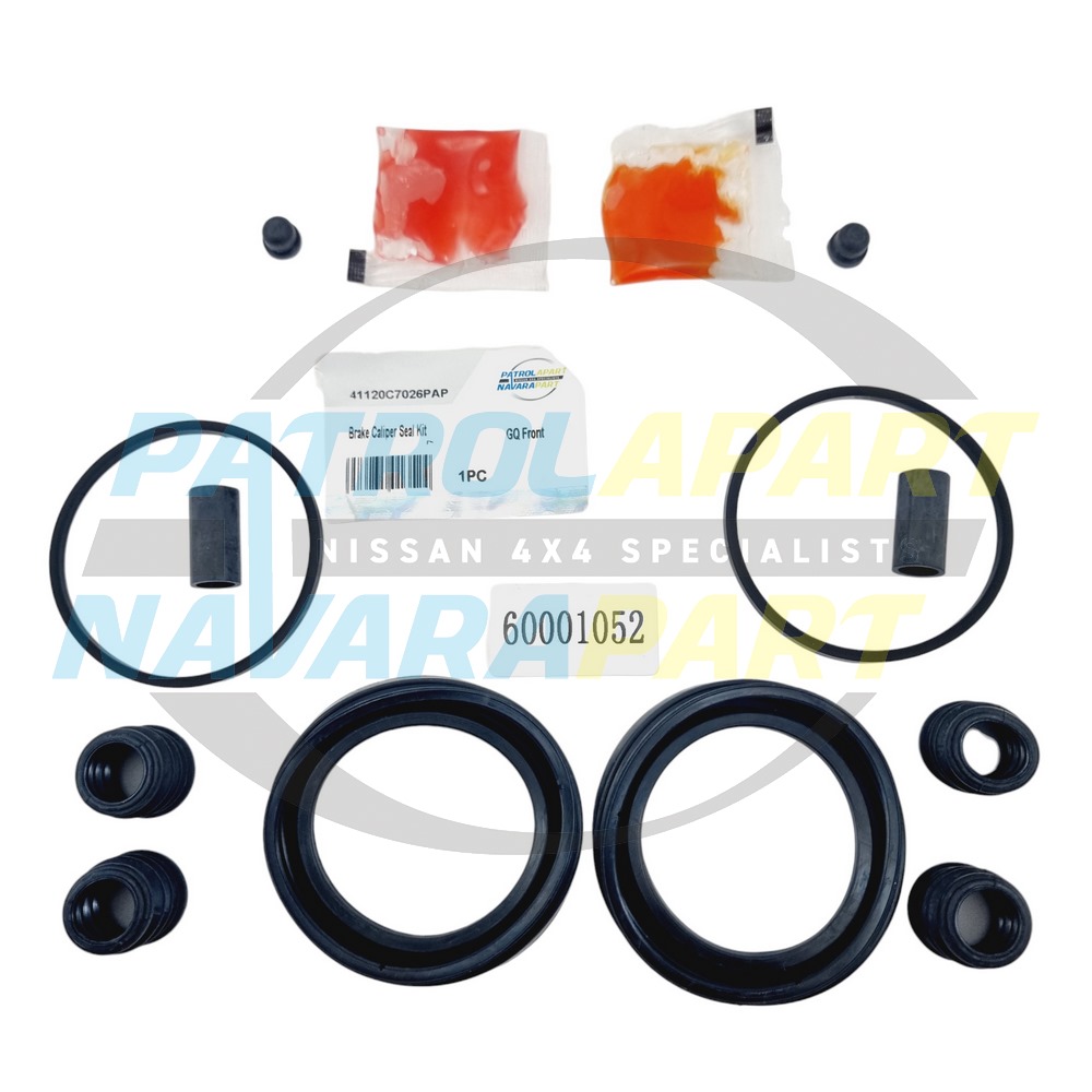 Genuine Nissan Brake Caliper Seal Rebuild Kit Front - Nissan Patrol Y60 GQ