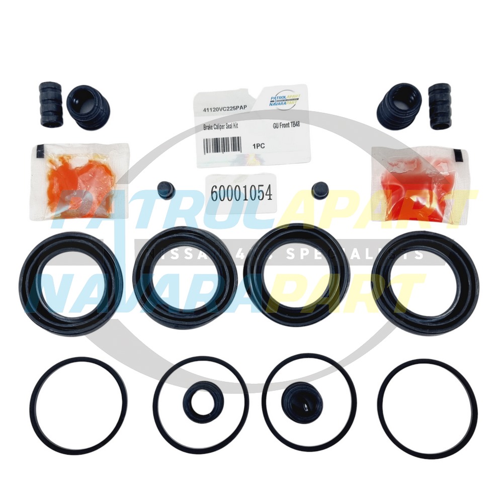 Genuine Nissan Brake Caliper Seal Rebuild Kit Front TB48 - Nissan Patrol Y61 GU