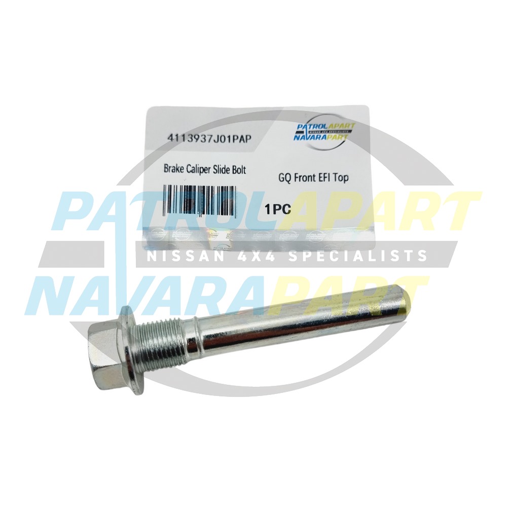 Genuine Nissan Brake Caliper Slide Pin Bolt Front Lower TB42 - Nissan Patrol Y60 GQ