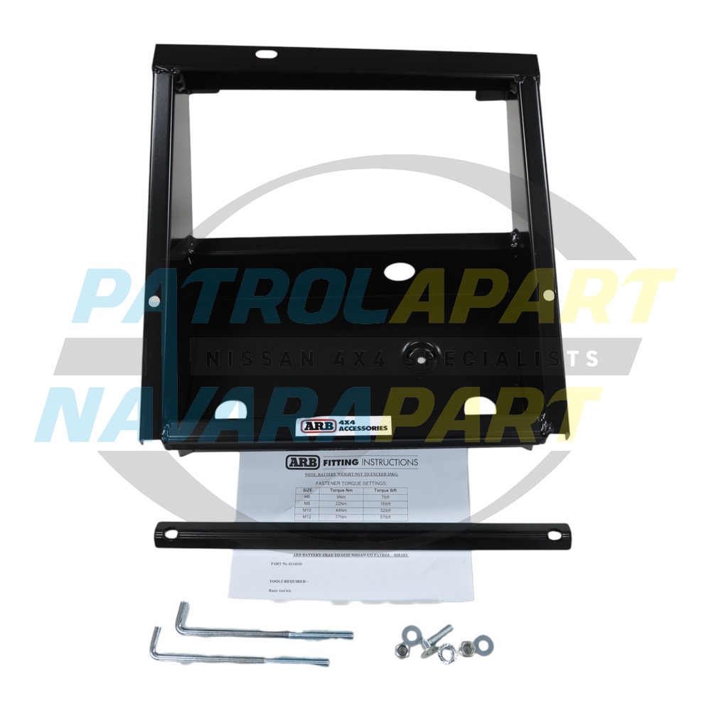 ARB Large Battery Tray TB42 TD42 - Nissan Patrol Y60 GQ