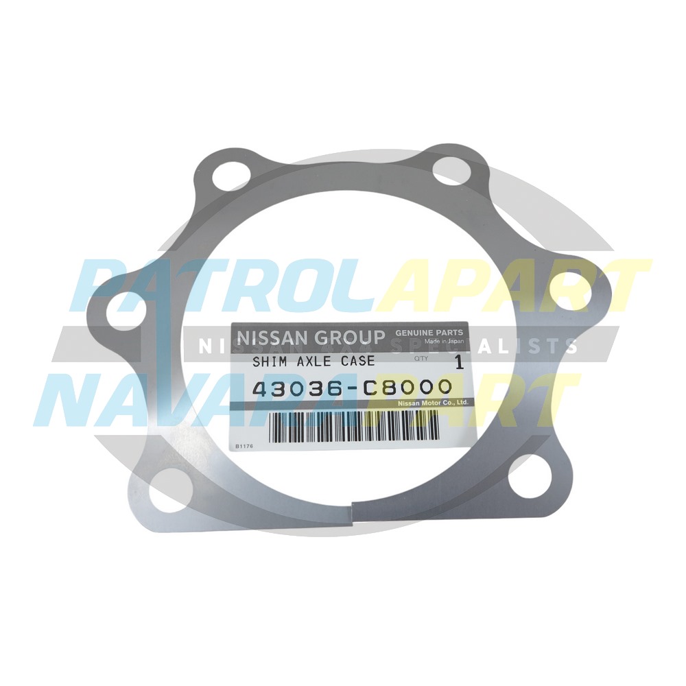 Genuine Nissan Drum Brake Rear Diff Axle Shim - Nissan Patrol Y60 GQ