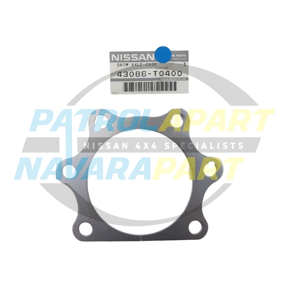 Genuine Nissan Rear Axle Drum Brake Shim 1.00 - Nissan Patrol Y60 GQ