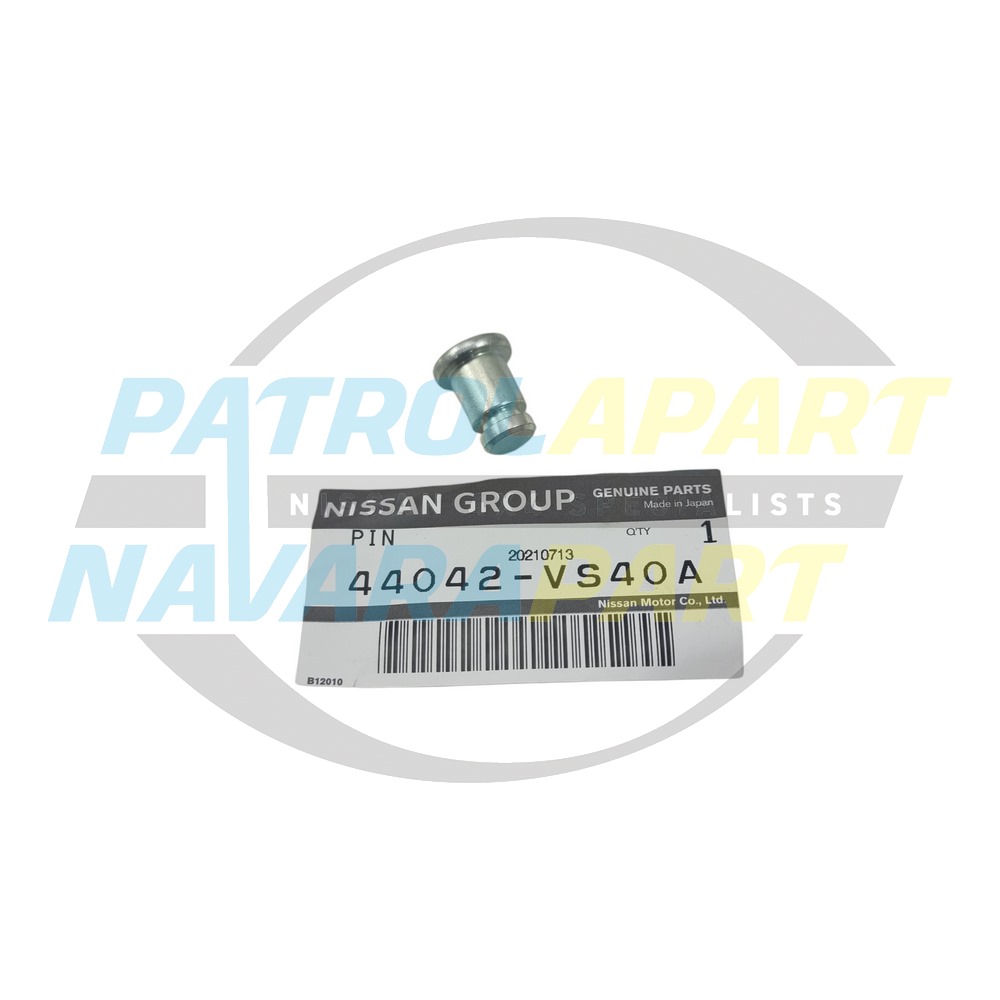 Genuine Nissan Handbrake Shoe Pin - Nissan Patrol Y60 GQ & Y61 GU