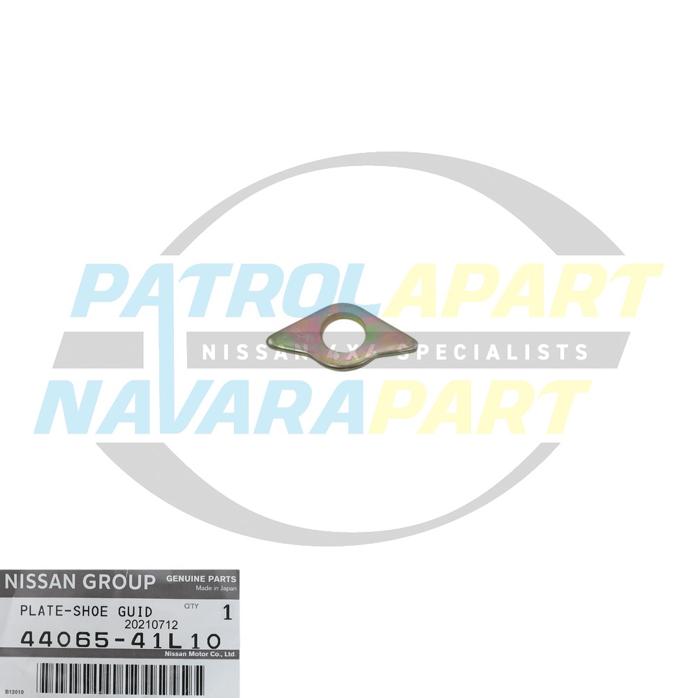 Genuine Nissan Handbrake Shoe Guide TB48 - Nissan Patrol Y61 GU