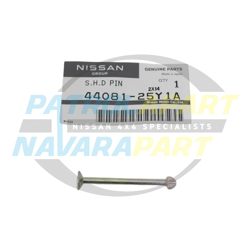 Genuine Nissan Handbrake Anti Rattle Spring Pin TB48 - Nissan Patrol Y61 GU
