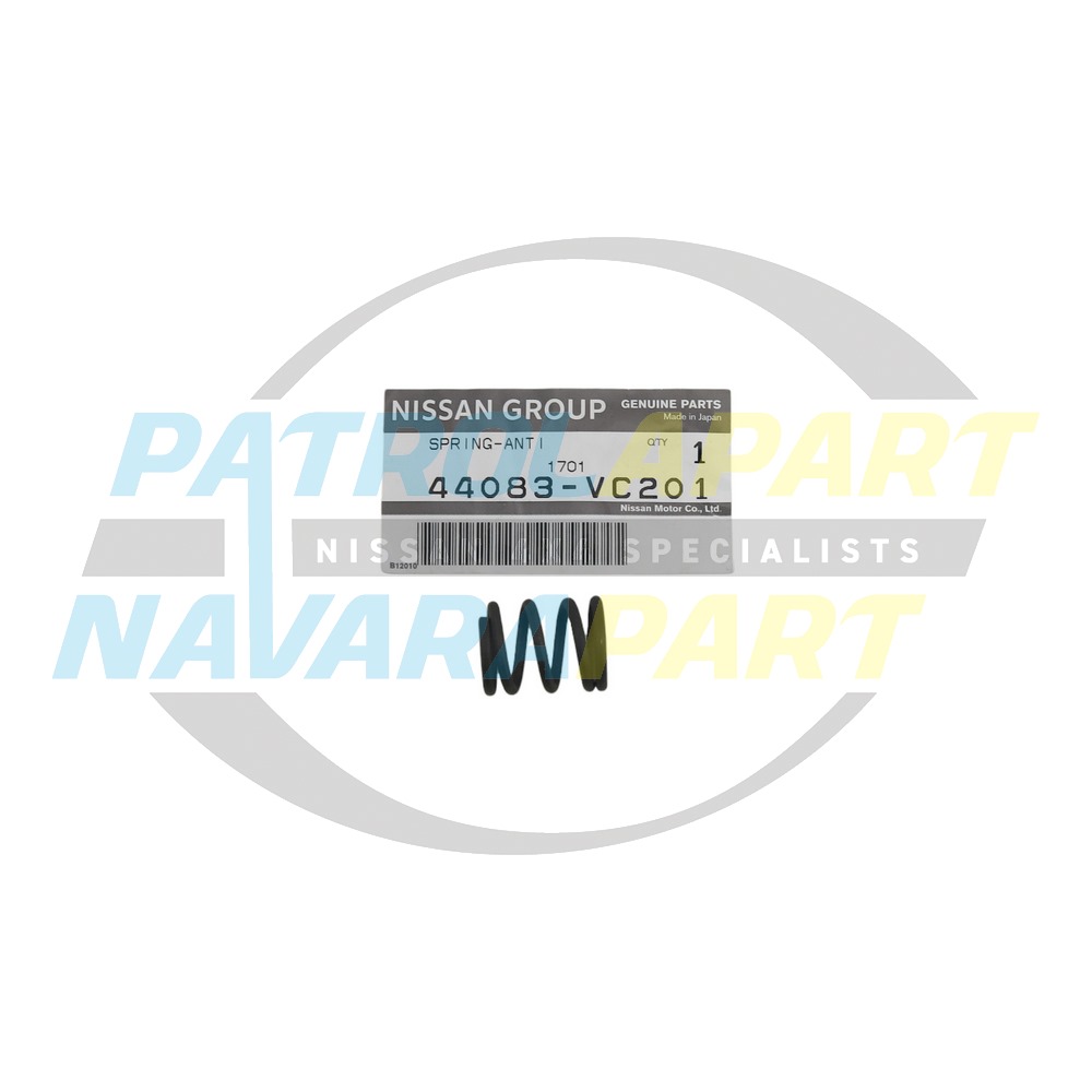 Genuine Nissan Handbrake Anti Rattle Spring TB48 - Nissan Patrol Y61 GU
