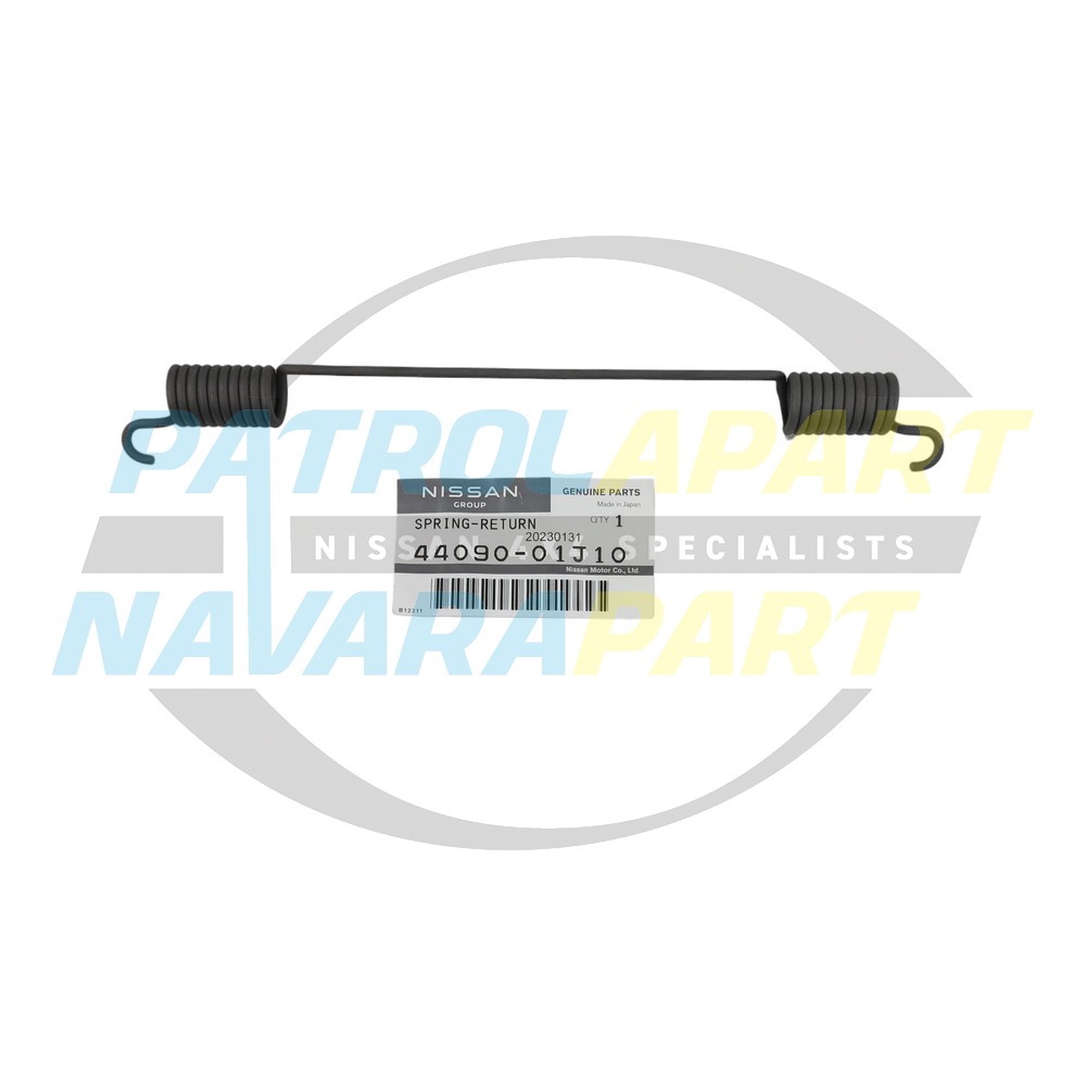 Genuine Nissan Drum Brake Shoe Return Spring Large - Nissan Patrol Y60 GQ
