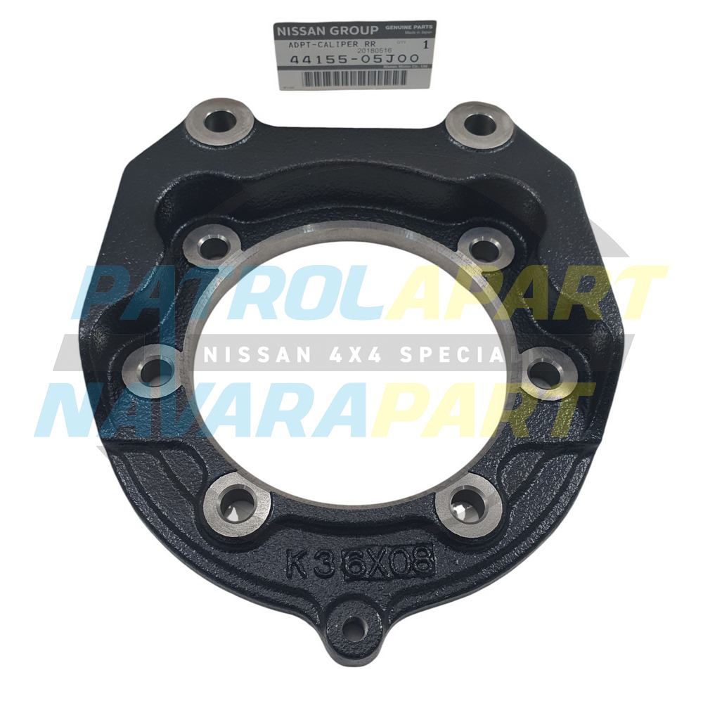 Genuine Nissan & Rear Axle Brake Caliper Adaptor Bracket - Nissan Patrol Y60 GQ & Y61 GU
