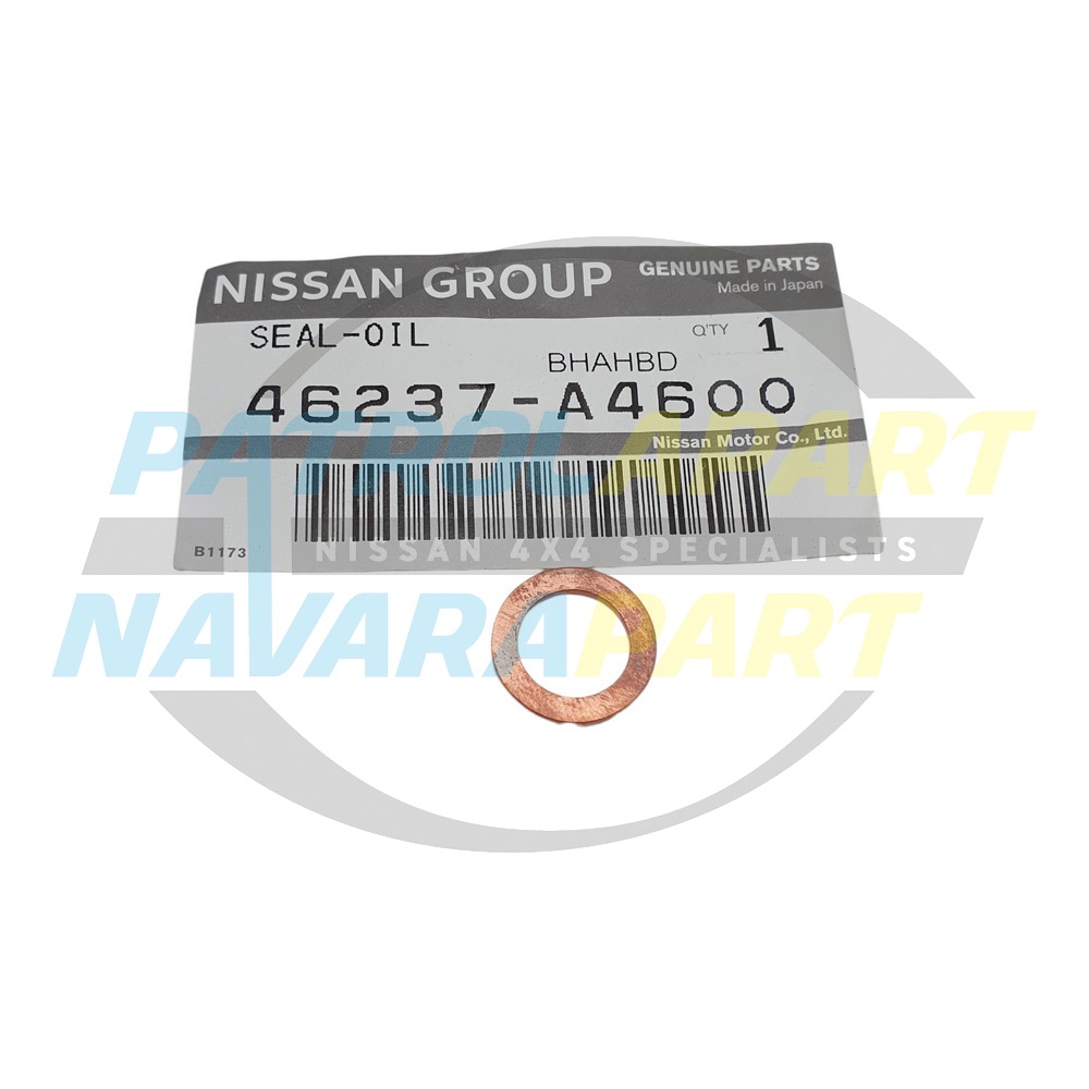 Genuine Nissan Copper Washer Hose Brake Caliper & Clutch Slave - Nissan Patrol Y60 GQ and Y61 GU 1987-2017