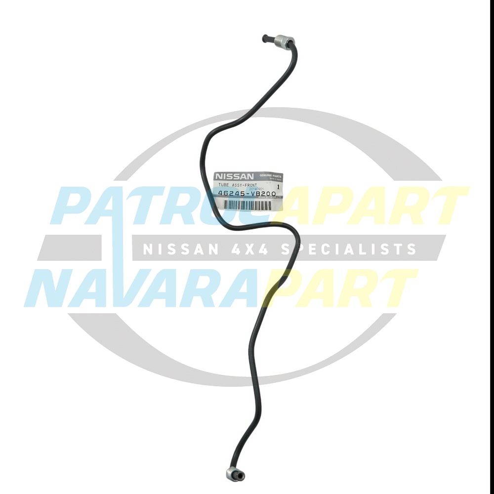 Genuine Nissan Brake Pipe RHF Right Hand Front Non-ABS - Nissan Patrol Y61 GU