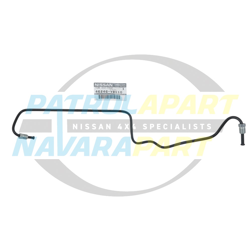 Genuine Nissan LHF Left Hand Front Brake Pipe - Nissan Patrol Y61 GU 1997-2017