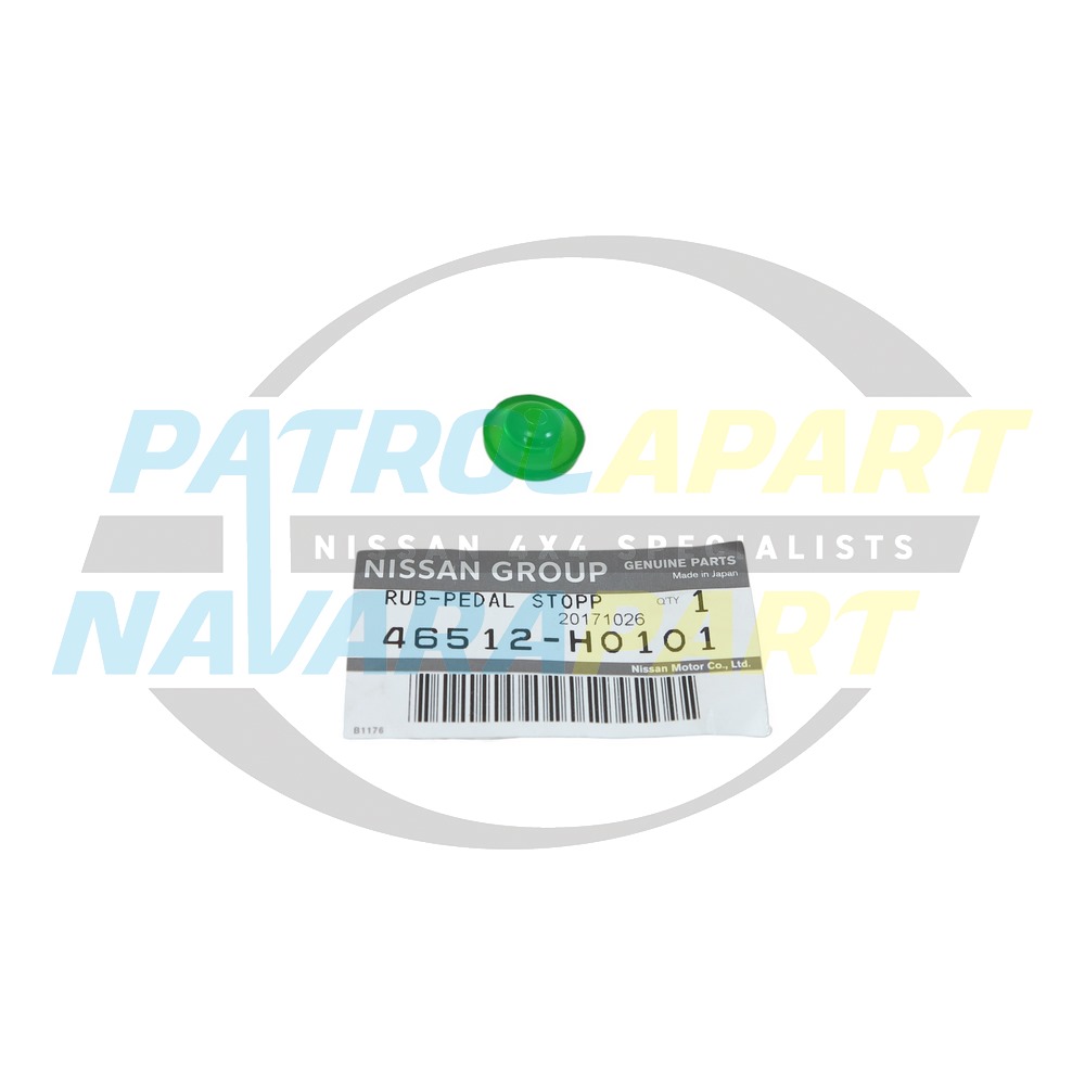 Genuine Nissan Brake Pedal Stopper Pad - Nissan Patrol Y60 GQ & Navara D22
