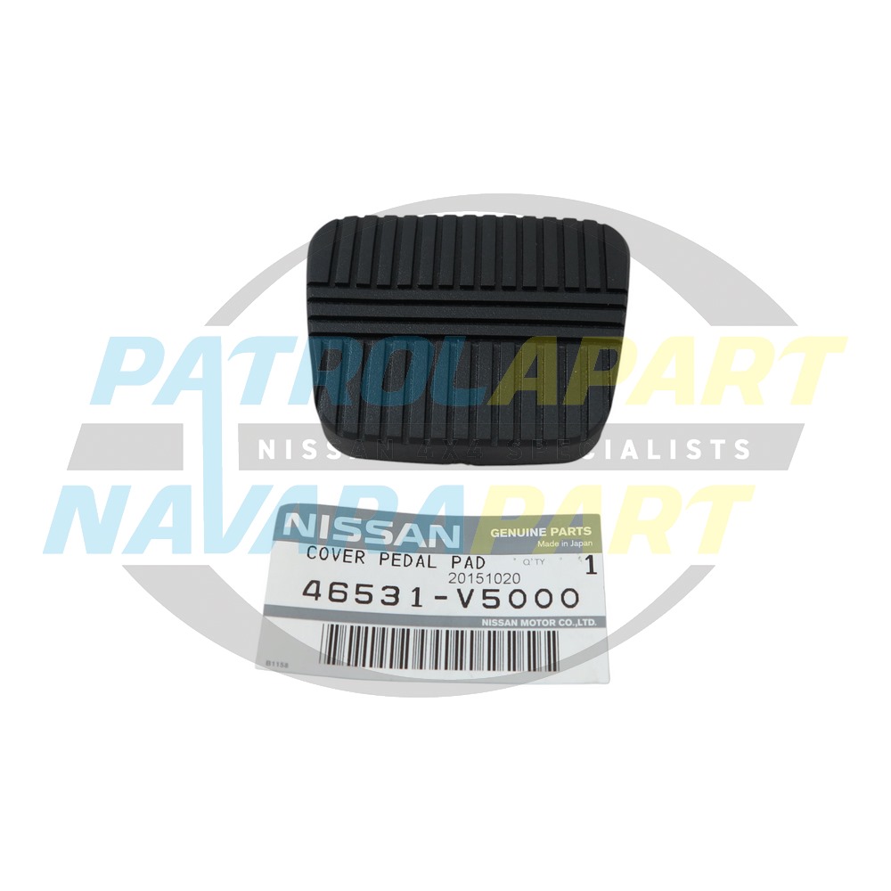 Genuine Nissan Manual Pedal Rubber Clutch/Brake - Nissan Patrol Y60 GQ
