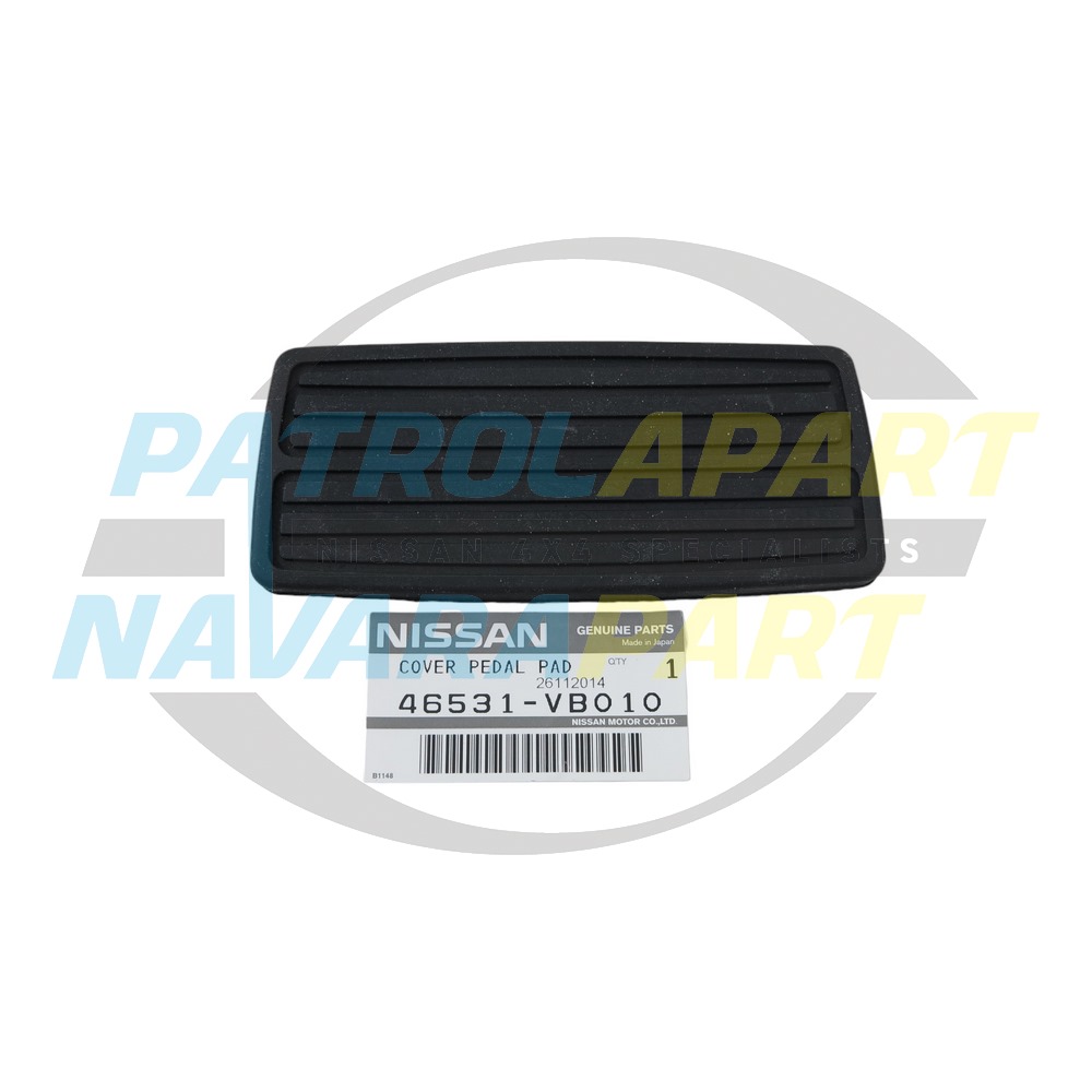 Genuine Nissan Auto Brake Pedal Rubber - Nissan Patrol Y61 GU