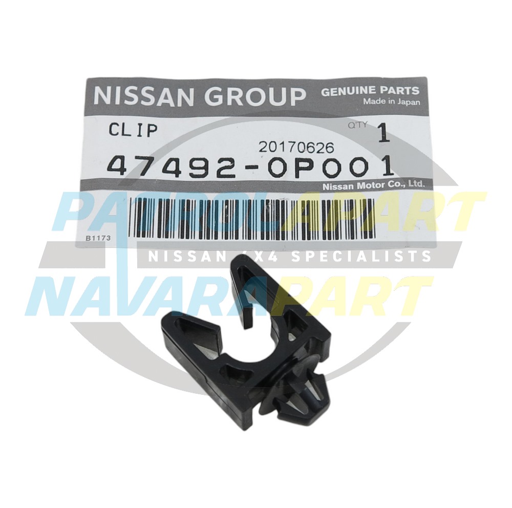 Genuine Nissan Firewall Vacuum Pipe Single Clip - Nissan Patrol Y60 GQ & Y61 GU
