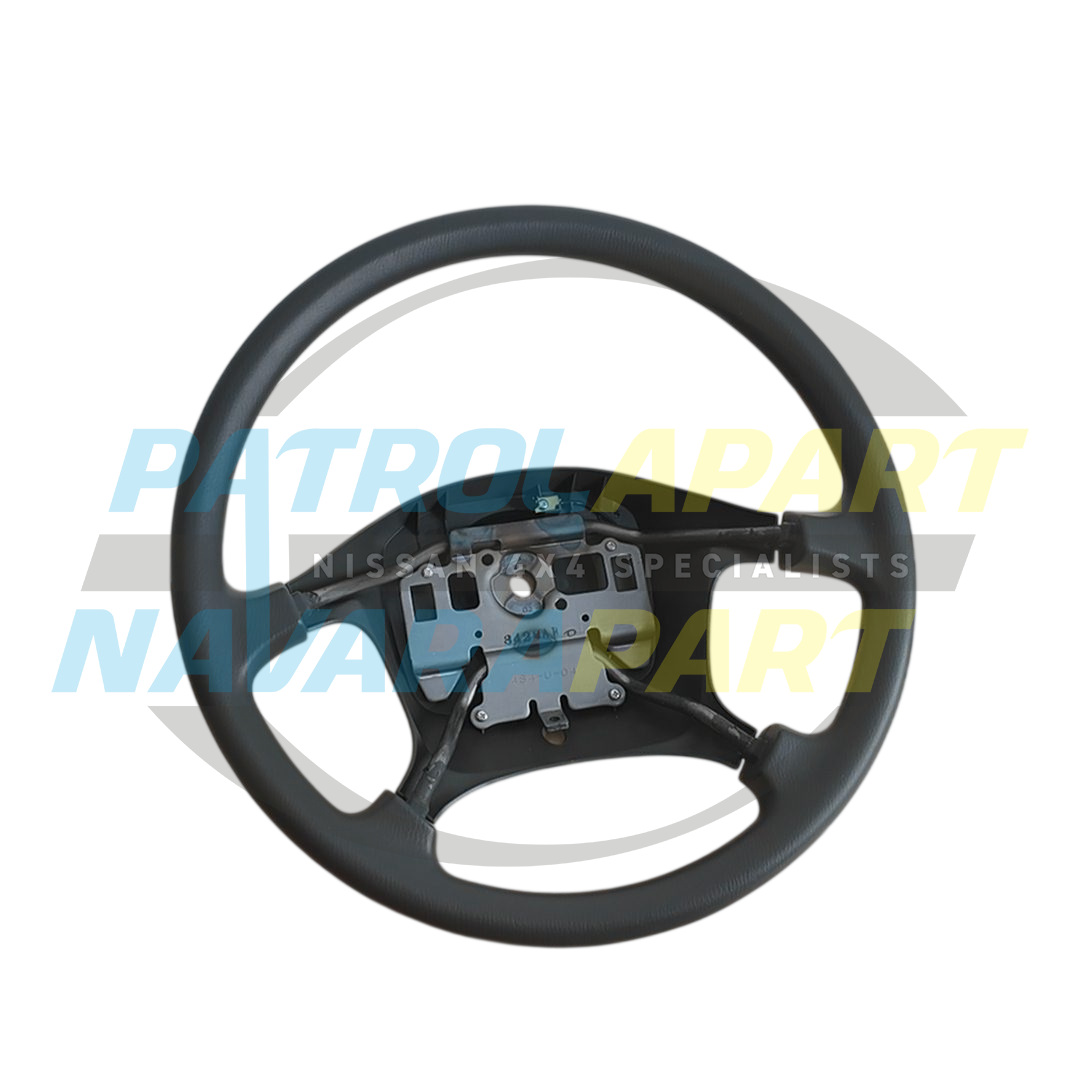 Genuine Nissan Steering Wheel No Horn Pad - Nissan Patrol Y61 GU Ute