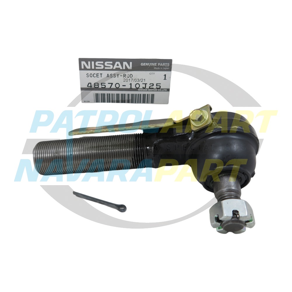 Genuine Nissan Leaf Cab RH Outer Male Tie Rod End - Nissan Patrol Y60 GQ