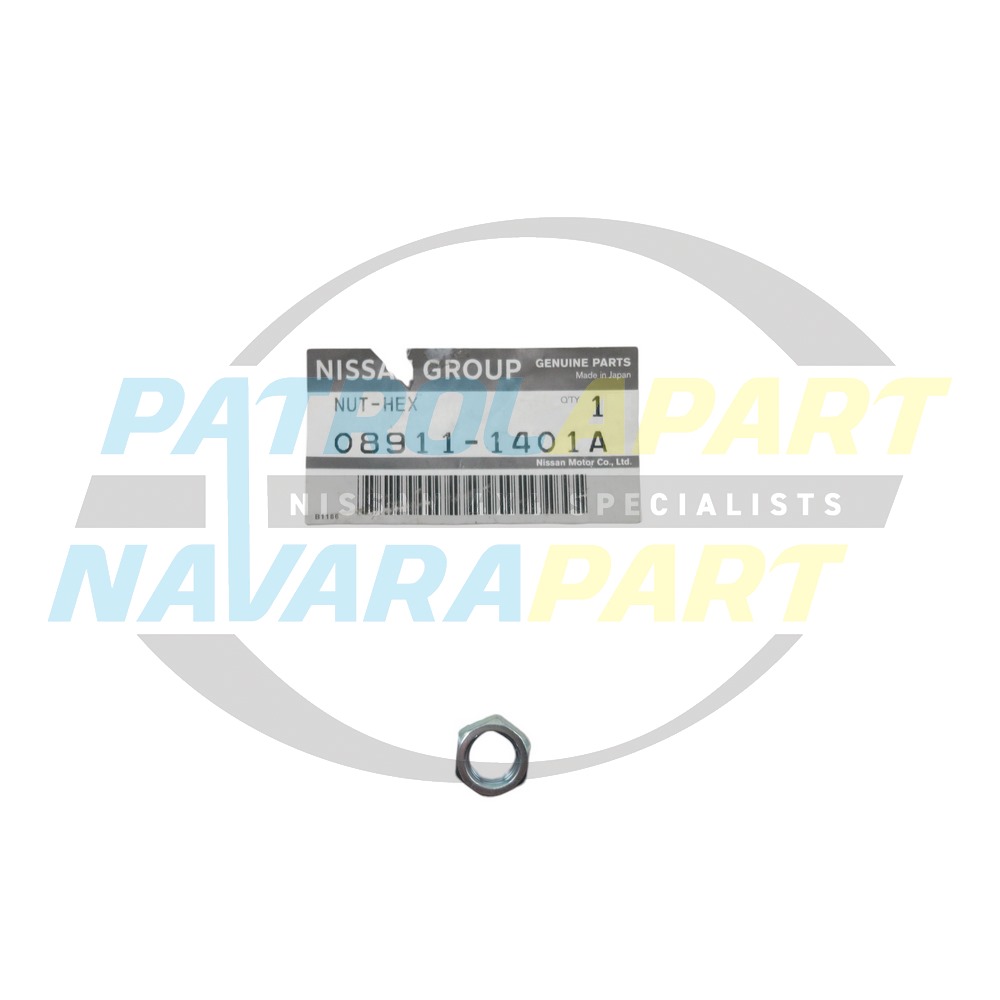 Genuine Nissan Power Steering Adjuster Spindle Nut TD42 - Nissan Patrol Y60 GQ & Y61 GU