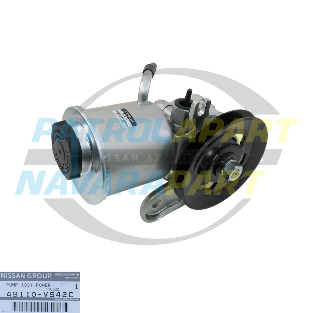 Genuine Nissan Power Steering Pump TB48 - Nissan Patrol Y61 GU