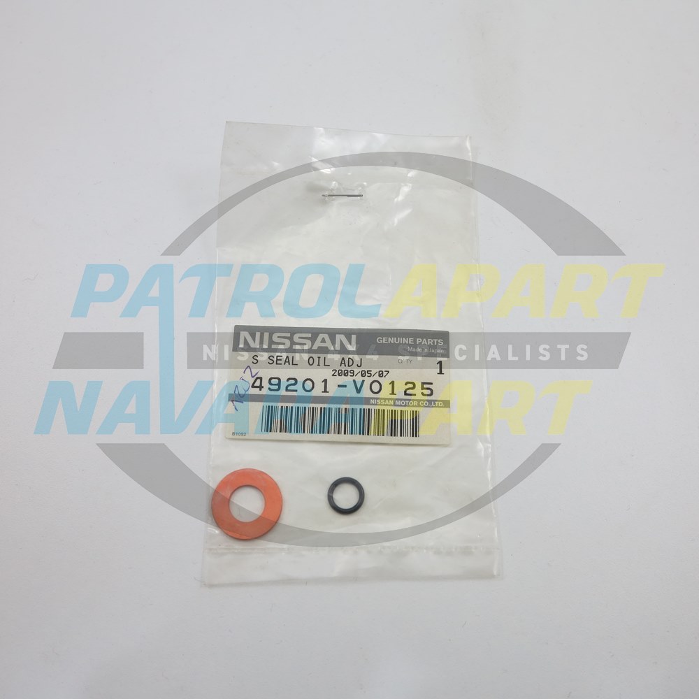 Genuine Nissan Power Steer Adjuster Screw Copper Washer - Nissan Patrol Y60 GQ