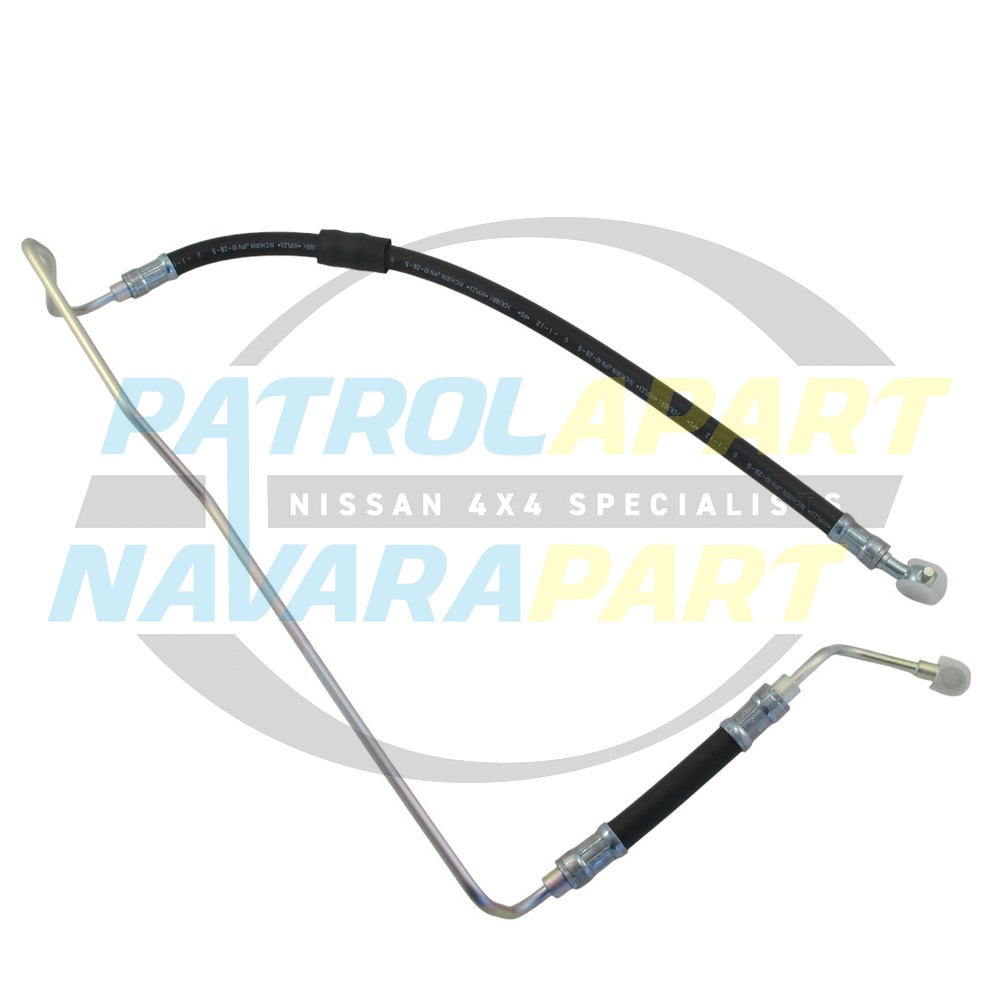 Genuine Nissan Power Steering Hose Carby TB42 - Nissan Patrol Y60 GQ