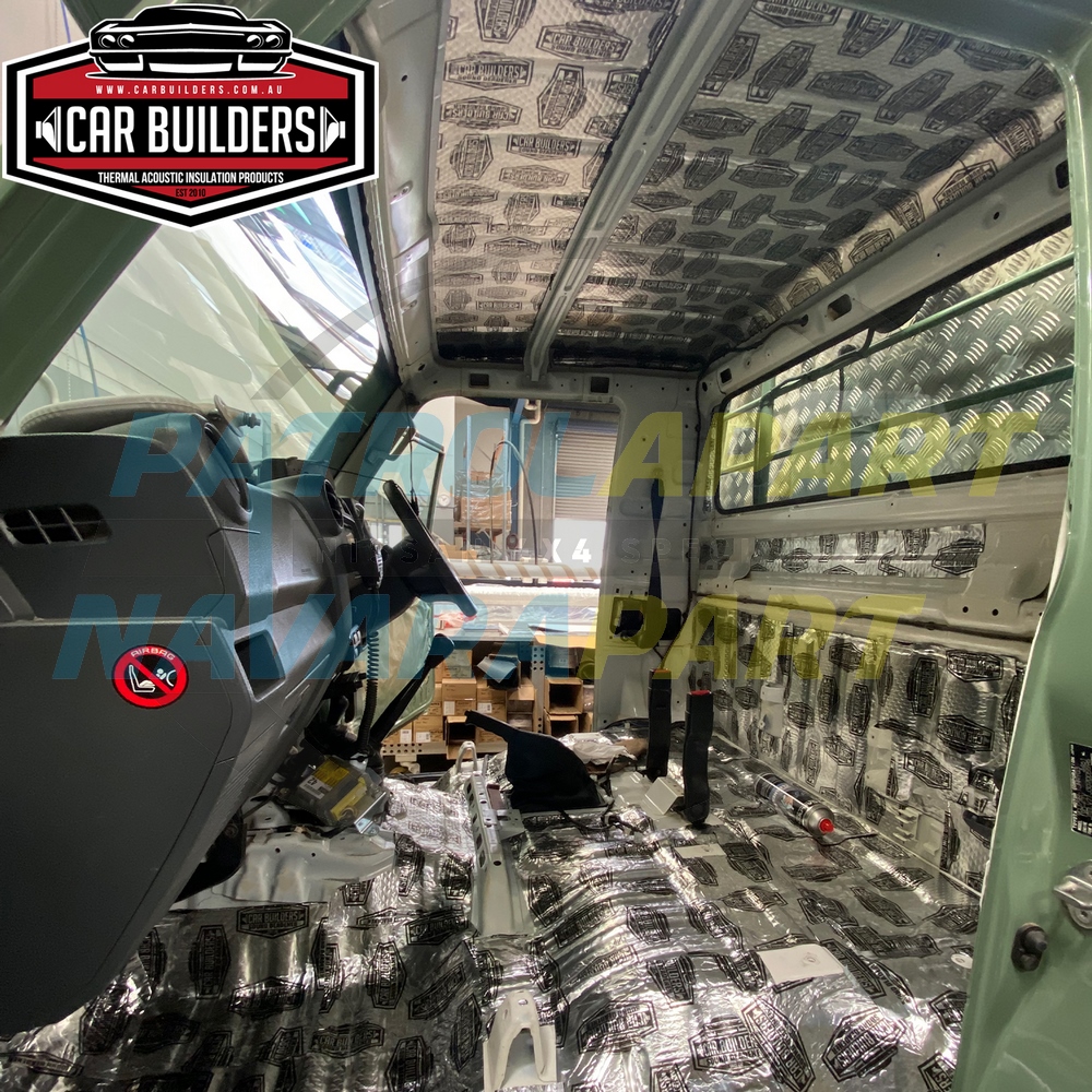 Single Cab Sound Deadener Floorpan and Rear Wall Pack - Nissan Patrol Y60 GQ, Y61 GU & Navara D22, D23 & D40