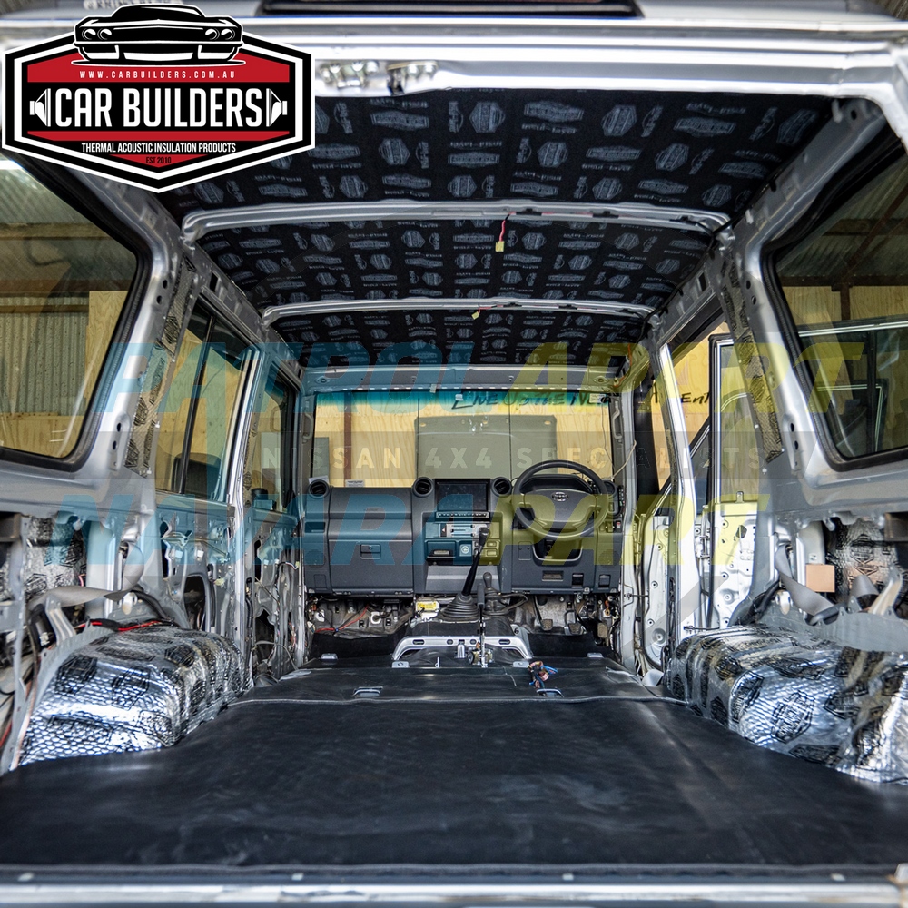 Wagon Sound Deadener Floorpan Roof and Doors Pack - Nissan Patrol Y60 GQ, Y61 GU, Y62 & Pathfinder R51