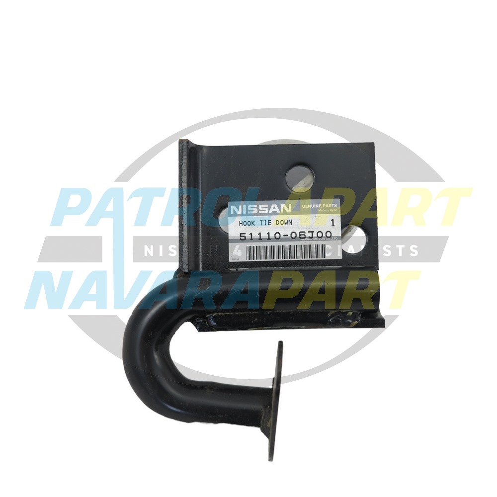 Genuine Nissan Chassis Tow Hook Front - Nissan Patrol Y60 GQ & Y61 GU