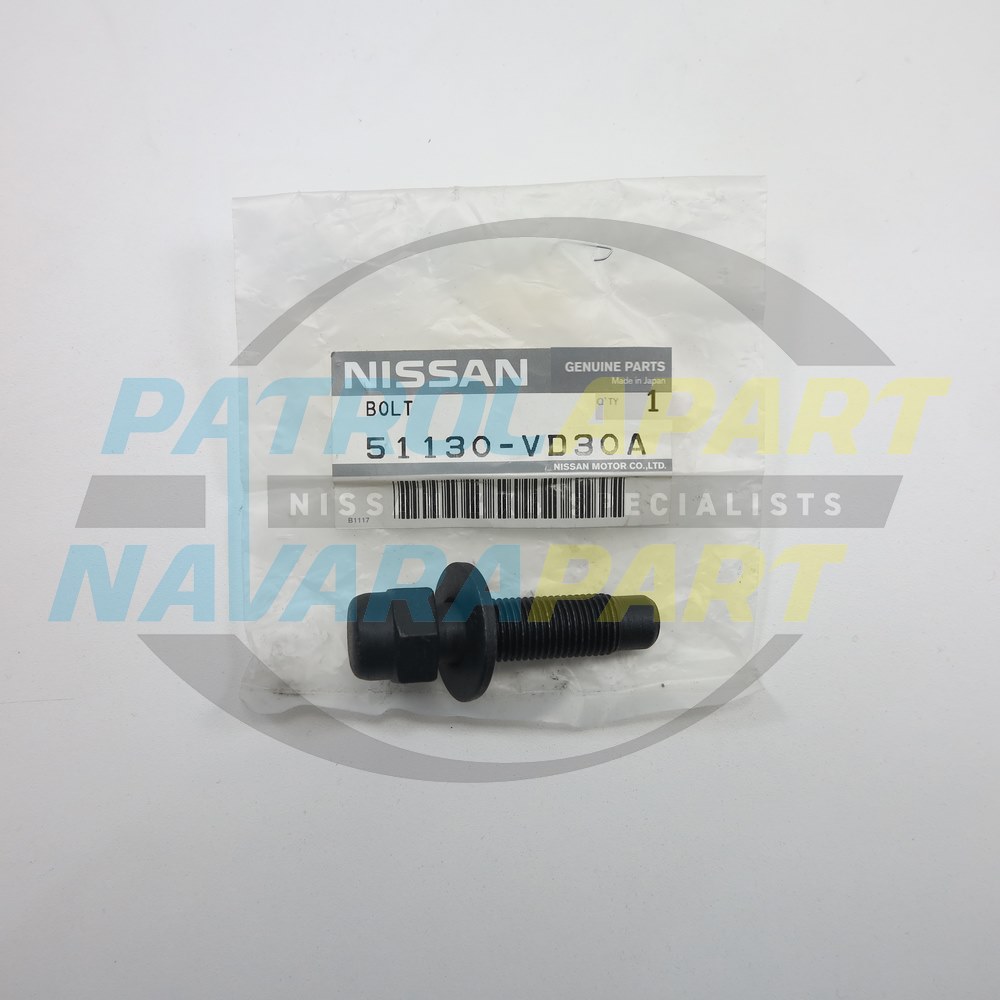 Genuine Nissan Rear Towing Hook Mount Bolt - Nissan Patrol Y61 GU