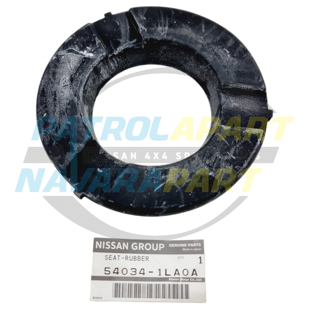 Genuine Nissan Front Upper Spring Seat Rubber - Nissan Patrol Y62