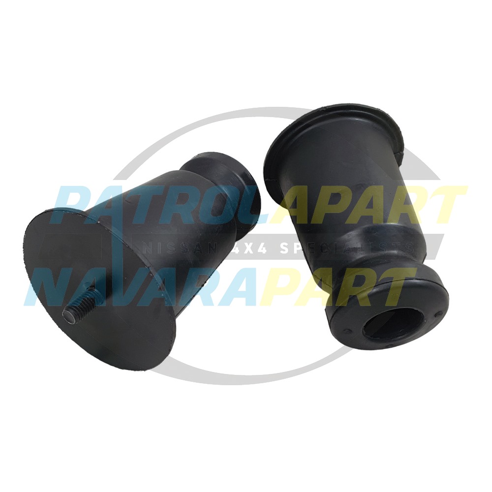 Front Bump Stop Pair Suit & - Nissan Patrol Y60 GQ & Y61 GU