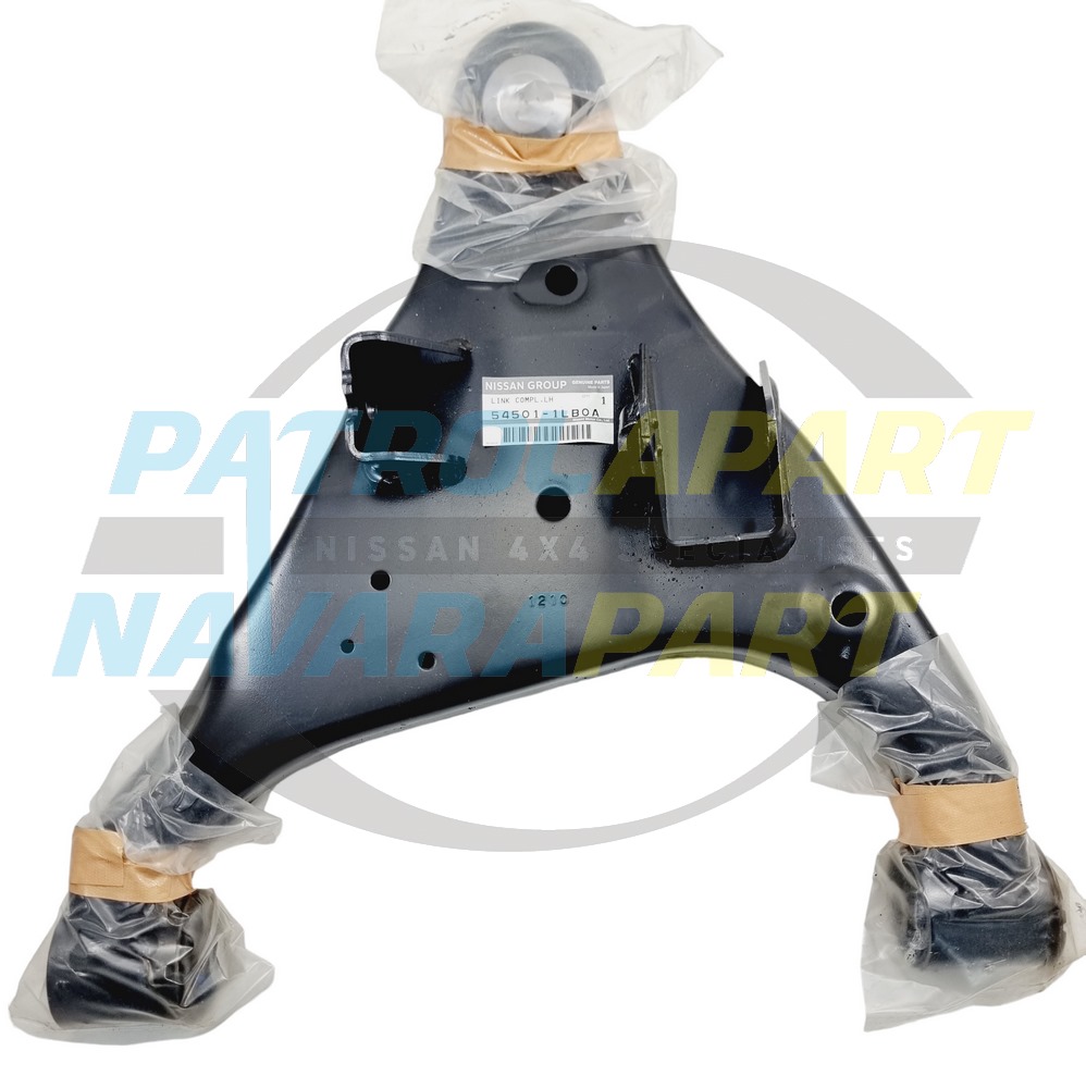 Genuine Nissan Front Left Hand Lower Control Arm - Nissan Patrol Y62
