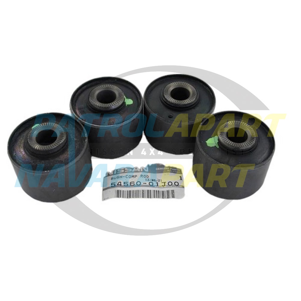 Genuine Nissan Radius Arm Bush Set 4 - Nissan Patrol Y60 GQ & Y61 GU