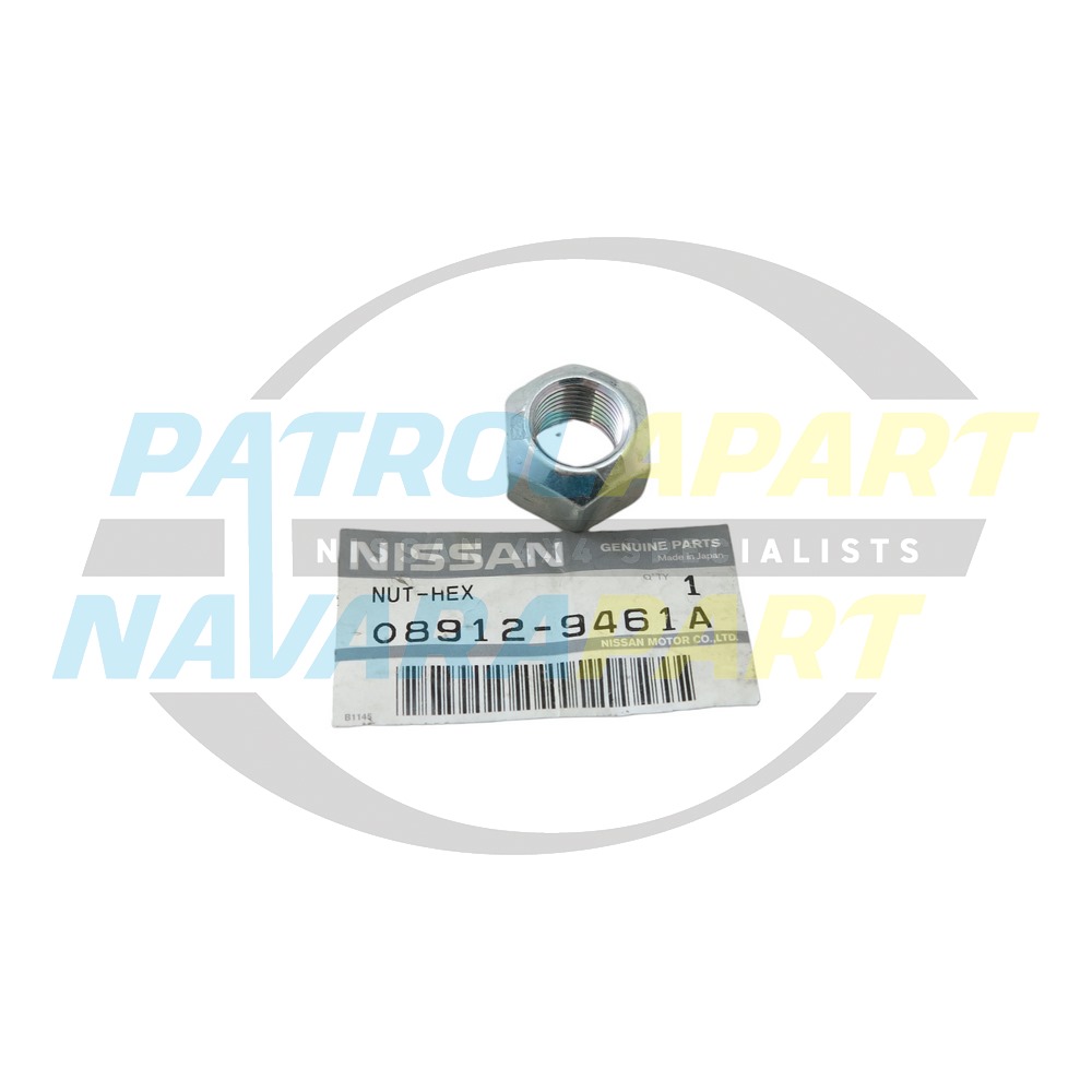 Genuine Nissan Radius Arm Nut - Nissan Patrol Y60 GQ & Y61 GU