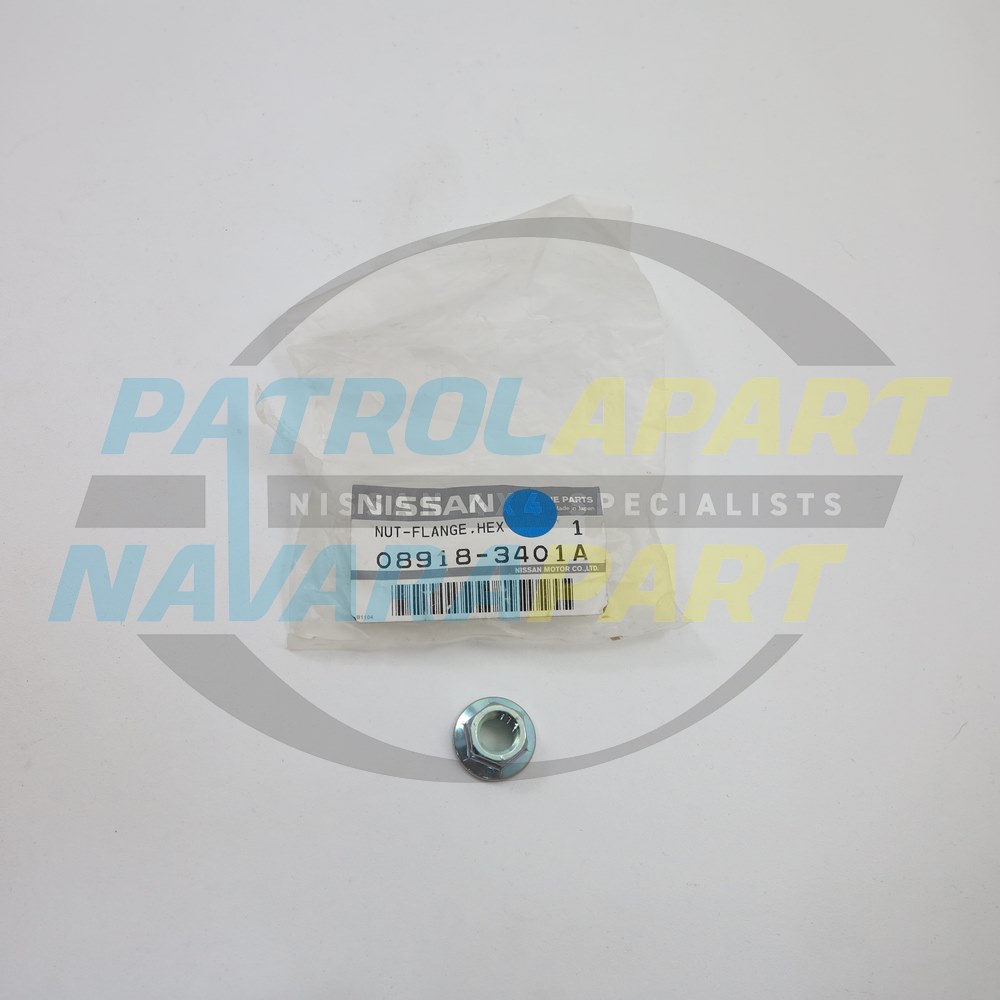 Genuine Nissan A/C Idler Nut - Nissan Patrol Y60 GQ & Y61 GU
