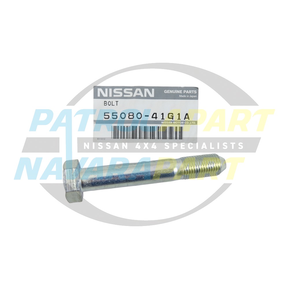 Genuine Nissan Trailing Arm SHORT Bolt - Nissan Patrol Y60 GQ & Y61 GU