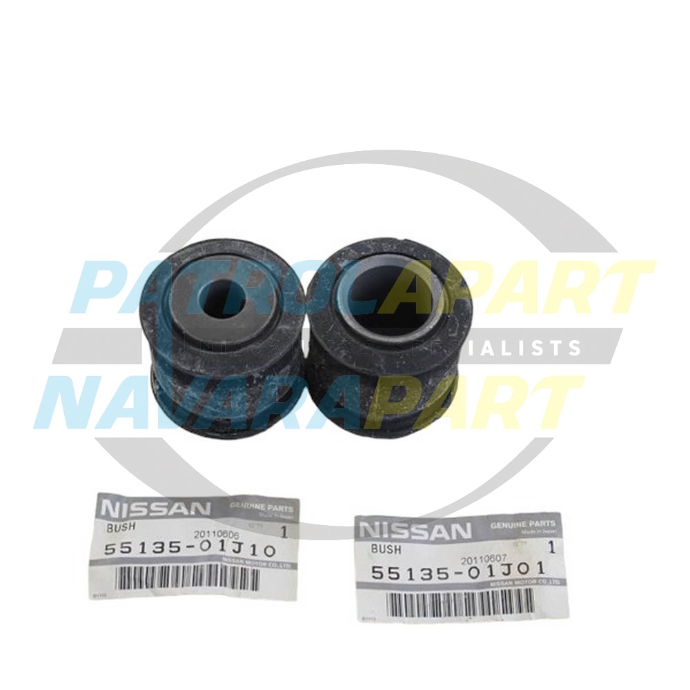 Genuine Nissan Panhard Rod Bush Pair - Nissan Patrol Y60 GQ, Y61 GU & Navara D23