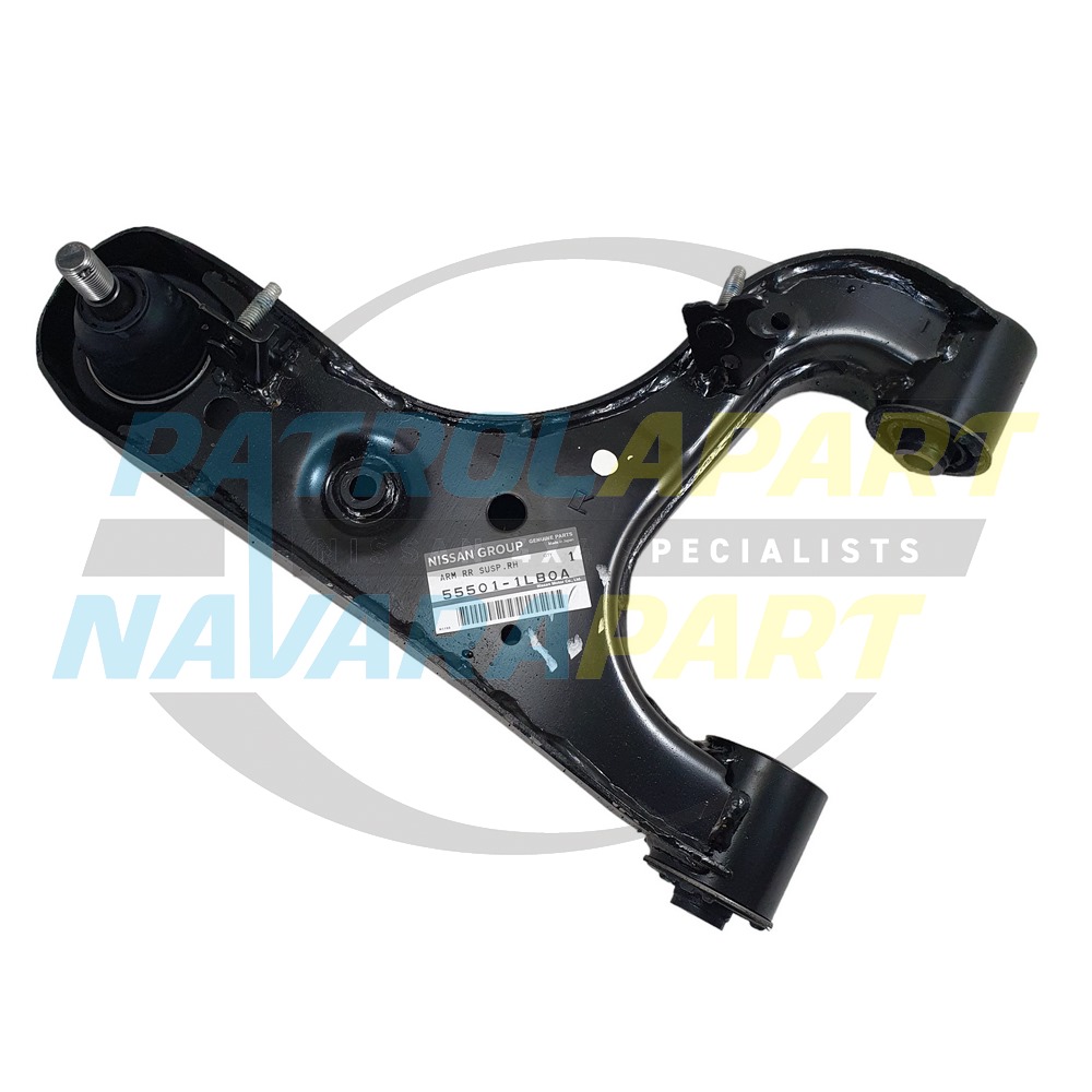 Genuine Nissan Rear Right Hand Upper Control Arm - Nissan Patrol Y62