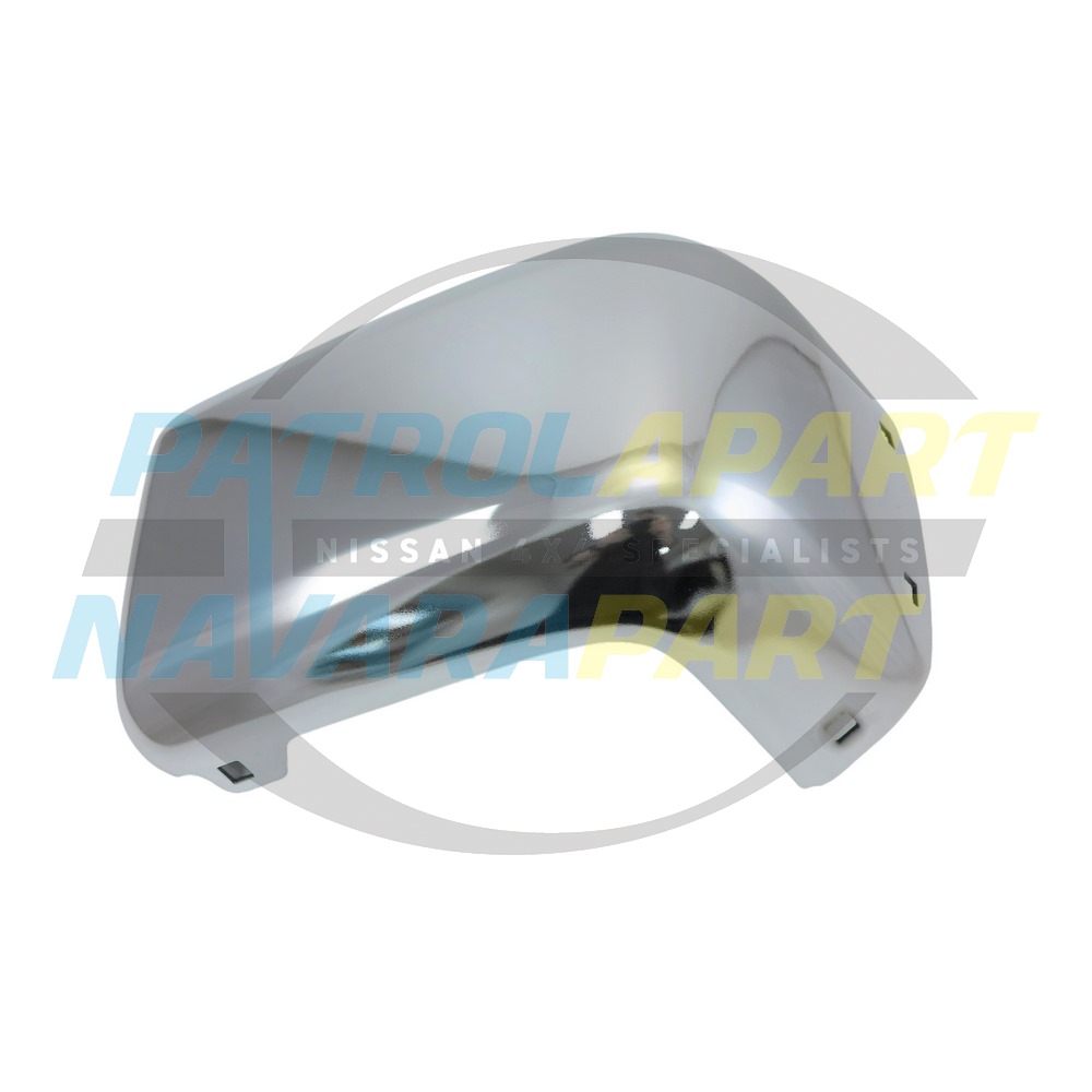 Genuine Nissan Chrome Front Bumper RH Corner Piece - Nissan Patrol Y60 GQ