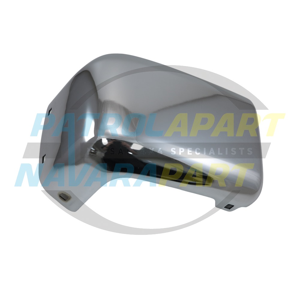 Genuine Nissan Chrome Front Bumper LH Corner Piece - Nissan Patrol Y60 GQ