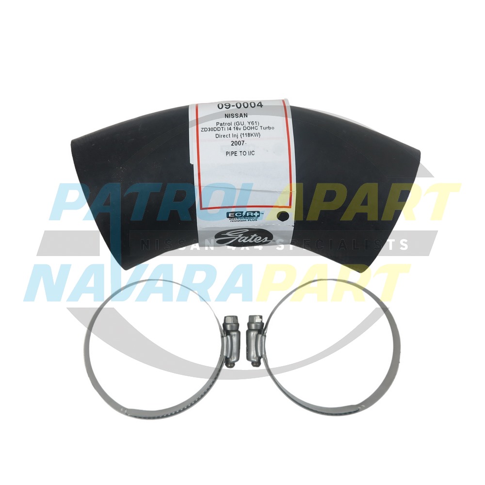 Intercooler Outlet Hose (Intercooler End) ZD30 - Nissan Patrol Y61 GU