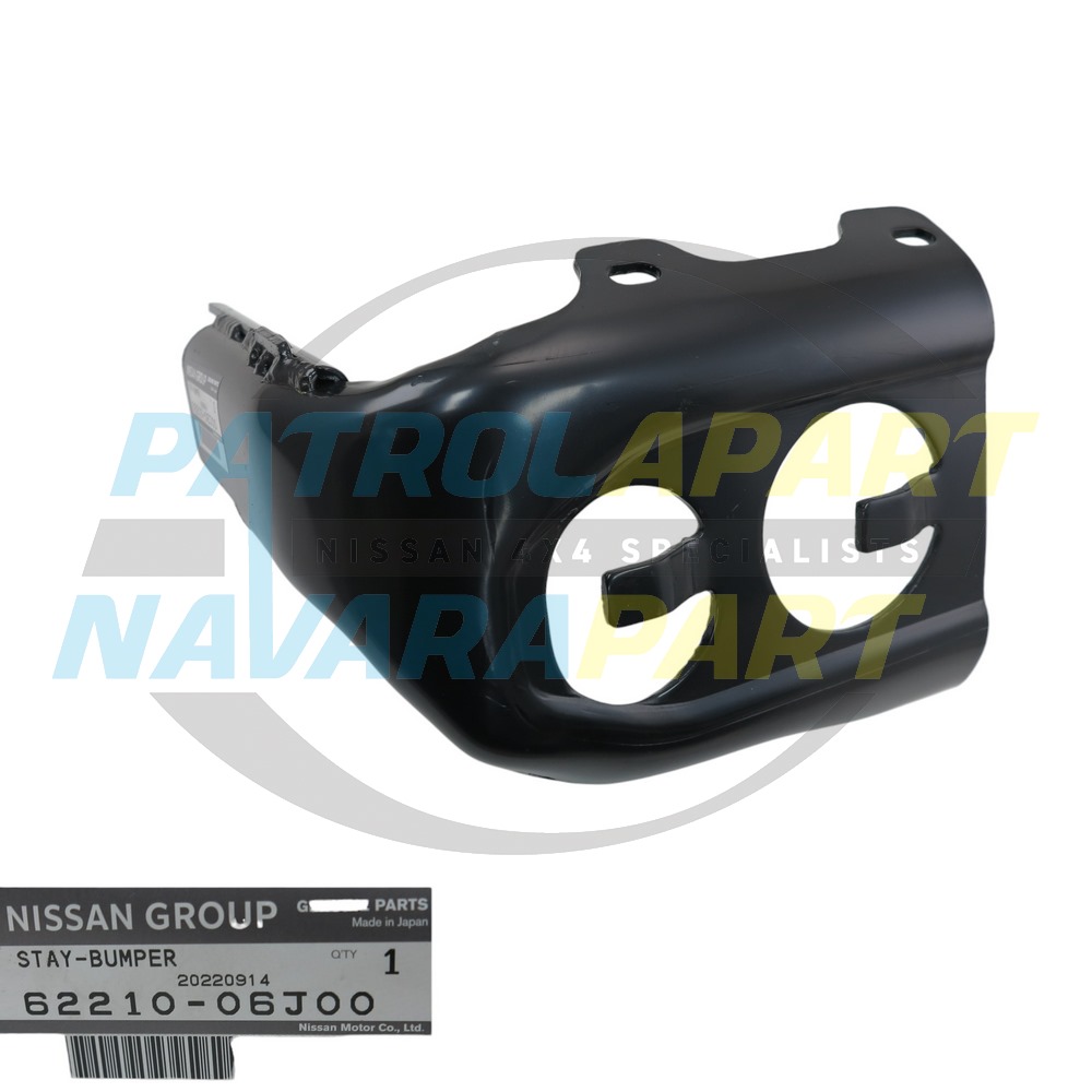 Genuine Nissan Chrome Front Bumper Mounting Bracket RH - Nissan Patrol Y60 GQ