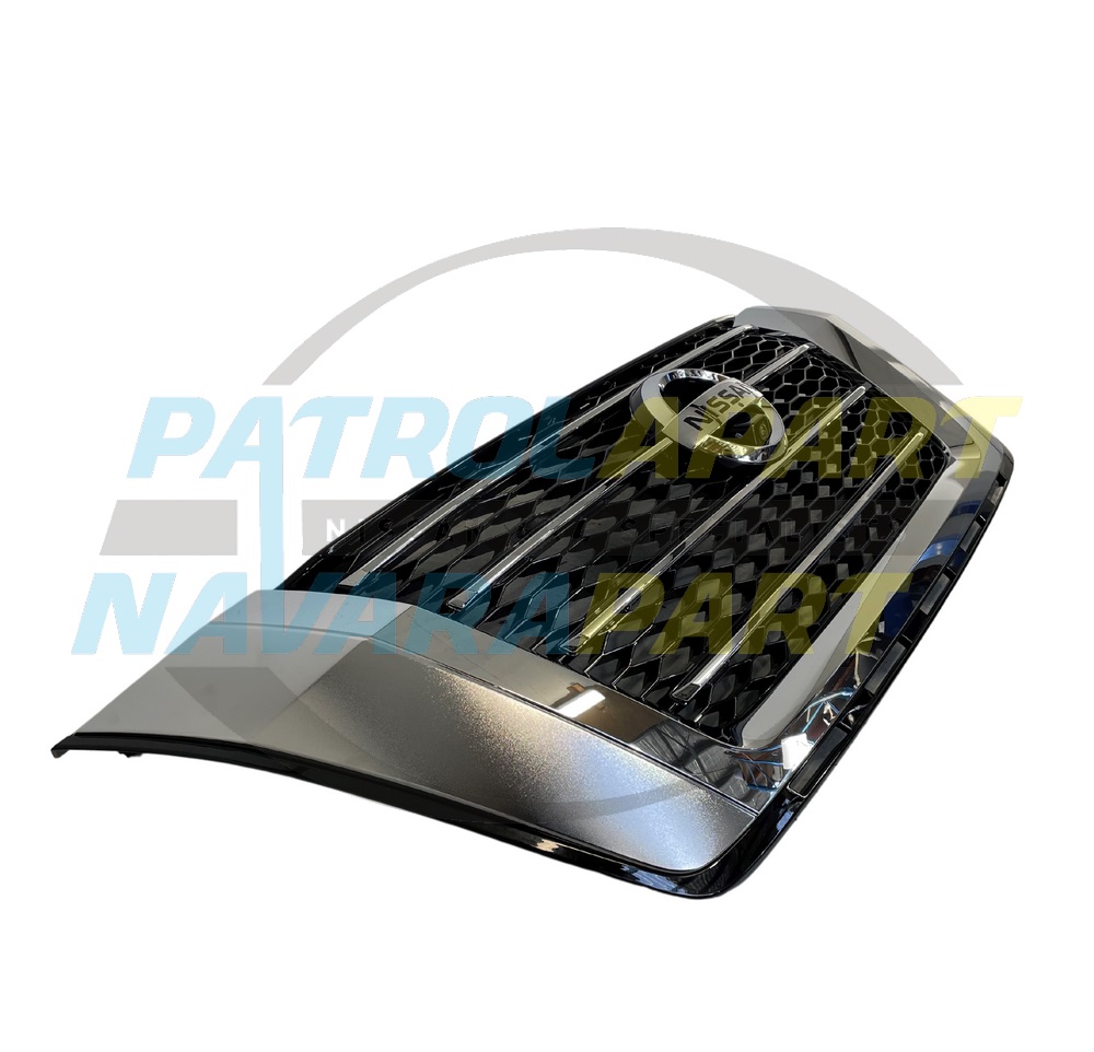 Genuine Nissan Radiator Grille Assembly - Nissan Patrol Y62 S5