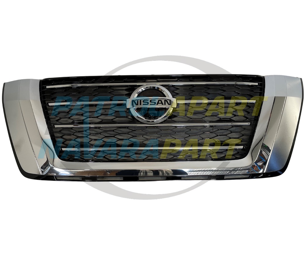 Genuine Nissan Radiator Grille Assembly - Nissan Patrol Y62 S5