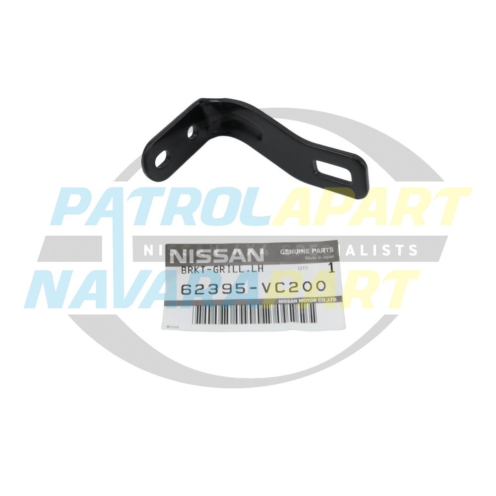 Genuine Nissan Grille LH Lower Mounting Bracket - Nissan Patrol Y61 GU