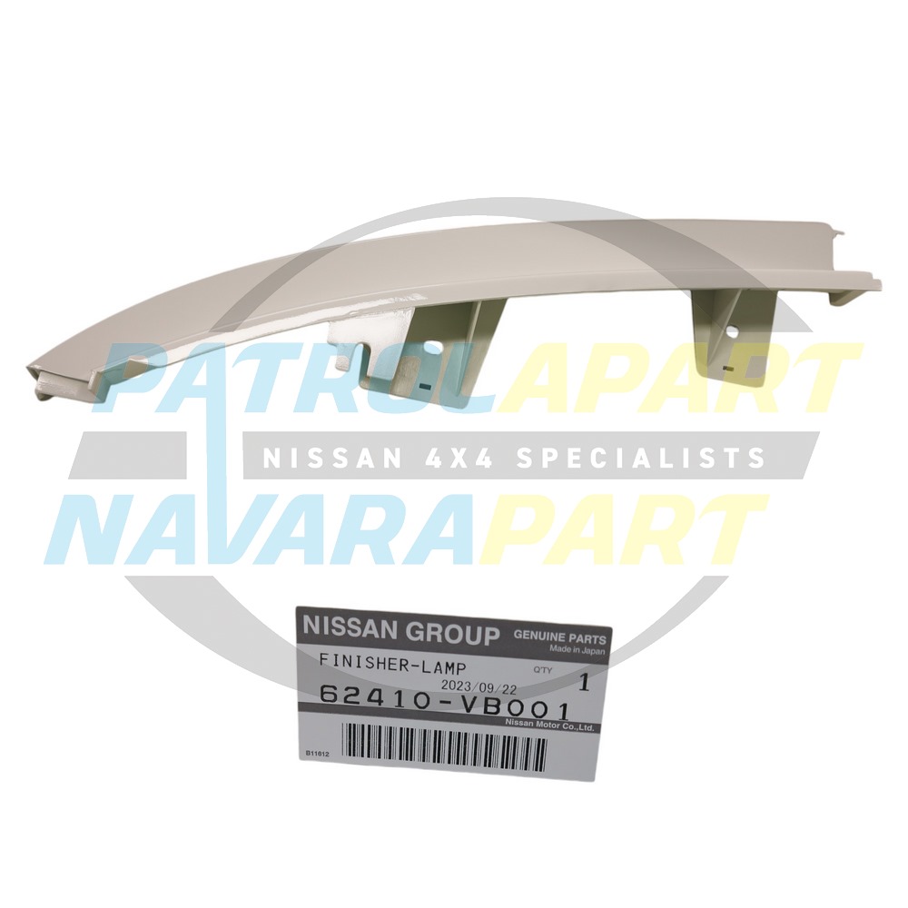 Genuine Nissan Headlight Trim RH QM1 White - Nissan Patrol Y61 GU