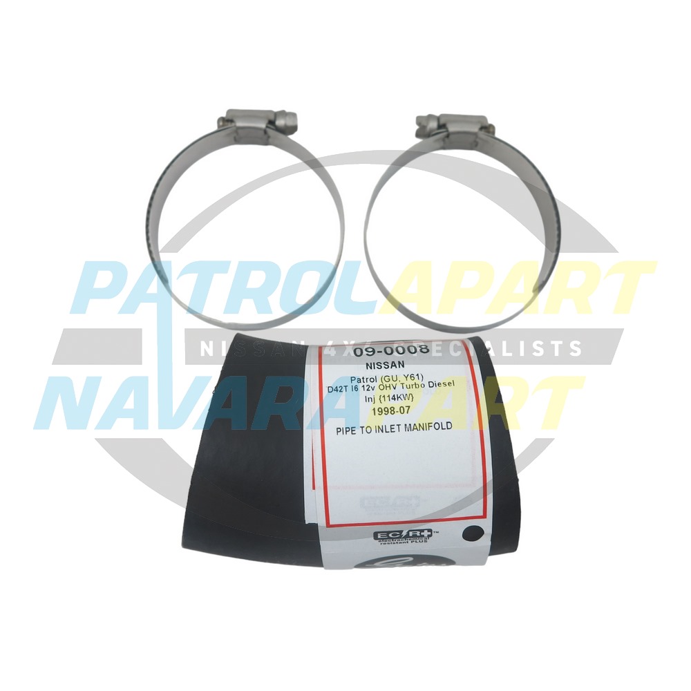 Intake Manifold Inlet Pipe Hose TD42 - Nissan Patrol Y61 GU