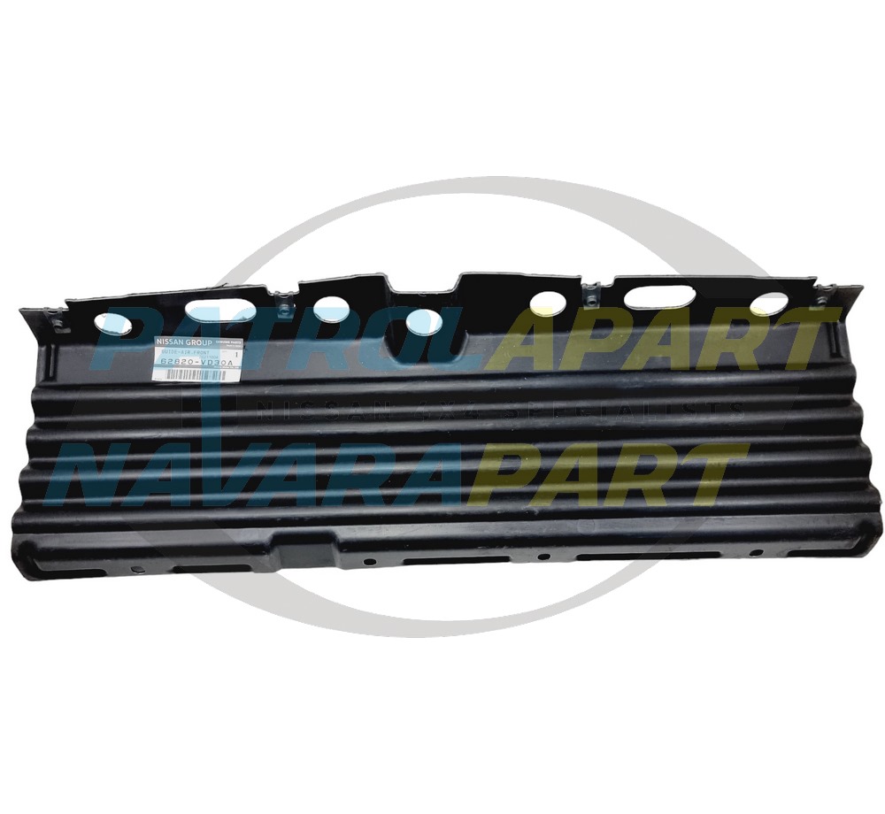Genuine Nissan Front Air Dam Under Radiator - Nissan Patrol Y61 GU