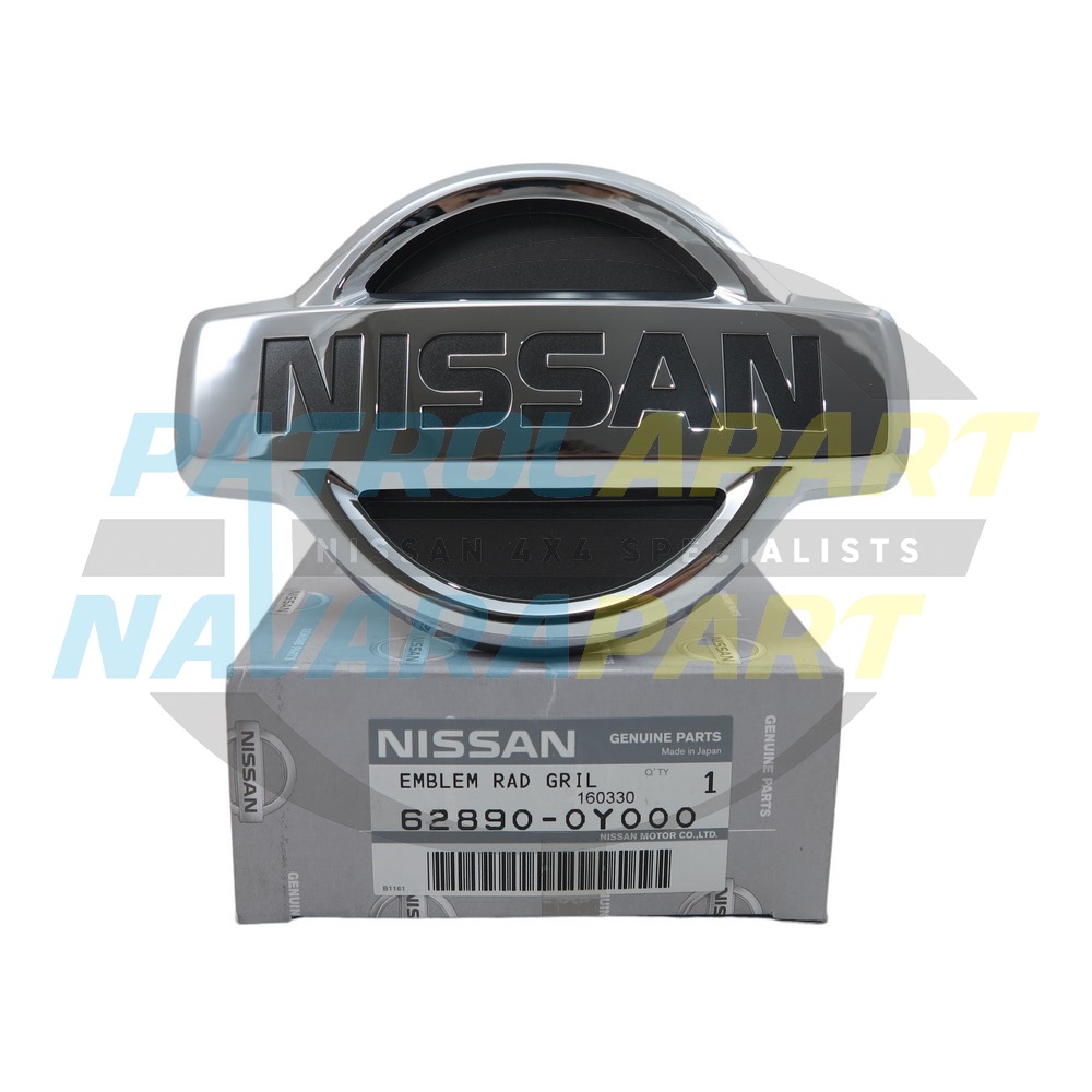 Genuine Nissan Grille Badge - Nissan Patrol Y60 GQ S2
