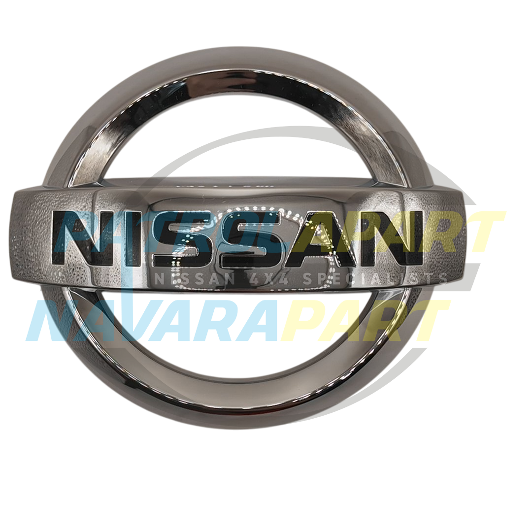 Genuine Nissan Grille Badge - Nissan Patrol Y62 S5